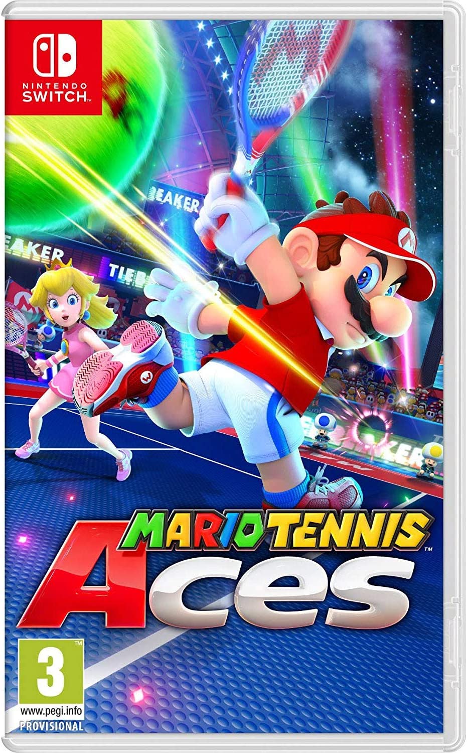 Mario Tennis Aces Nintendo Switch artwork.