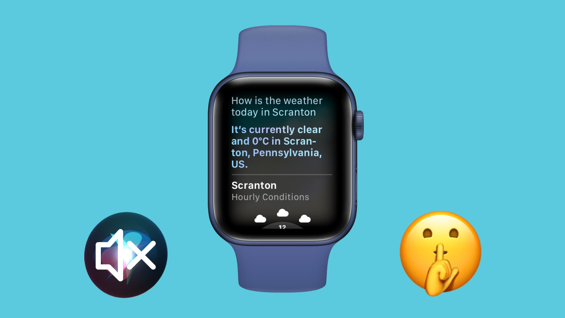 Mute Siri voice response on Apple Watch