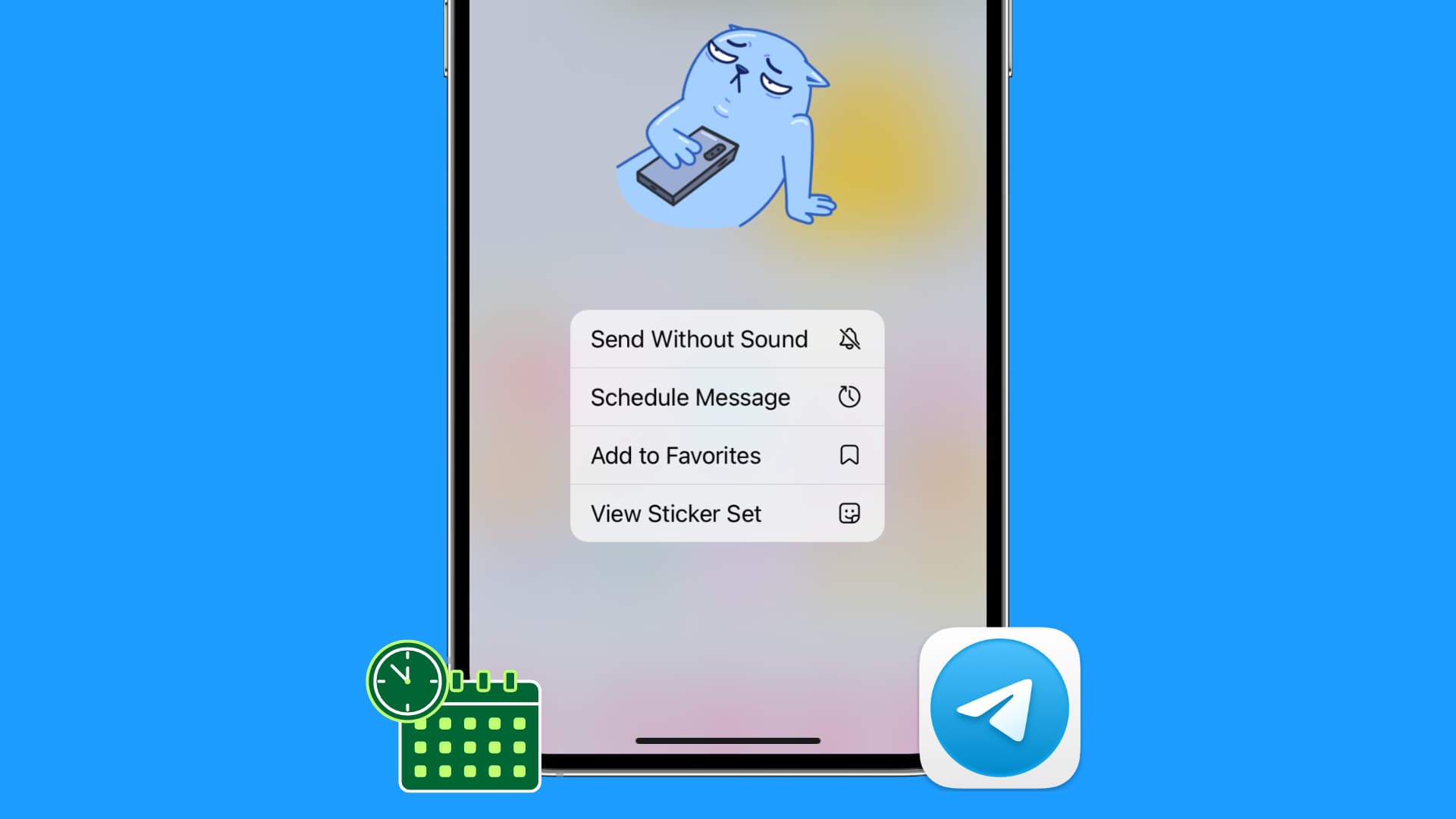 How to schedule text, photo, and video messages on Telegram