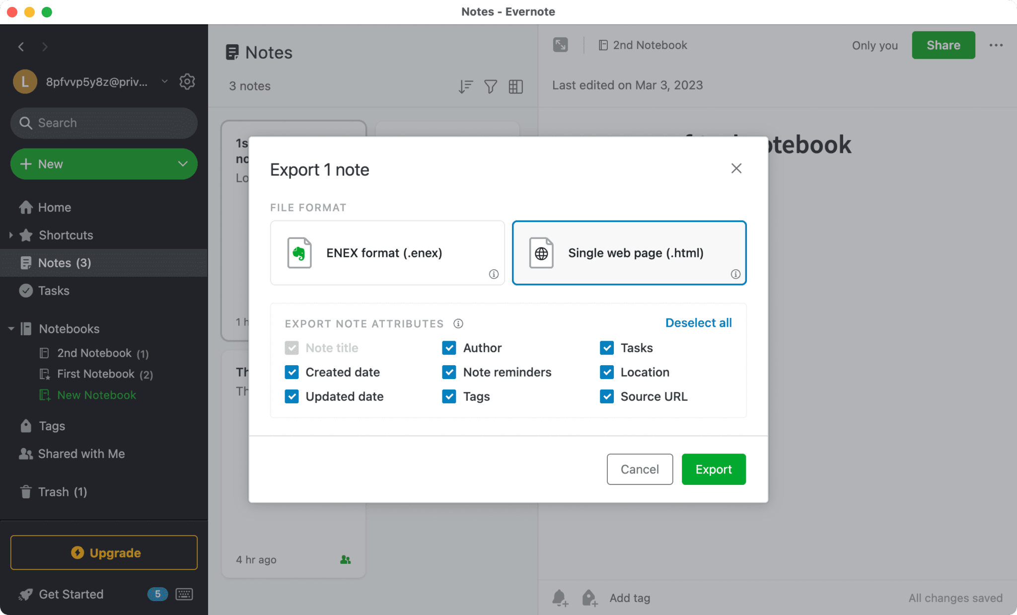 How to export notes from Evernote (step-by-step guide)