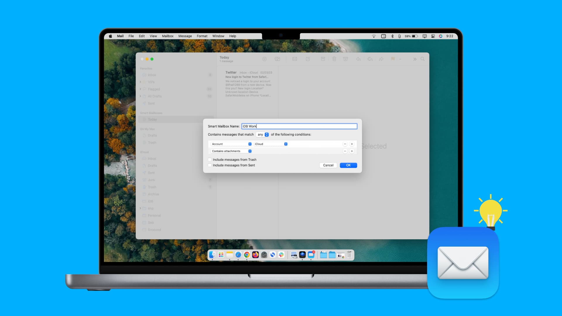 Smart Mailboxes in the Mail app on Mac