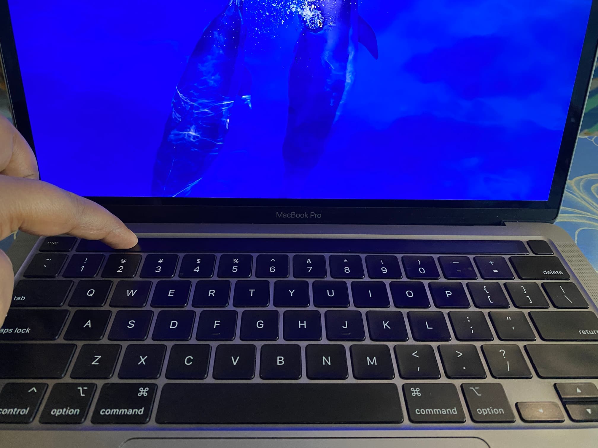 Touch Bar disabled on Mac