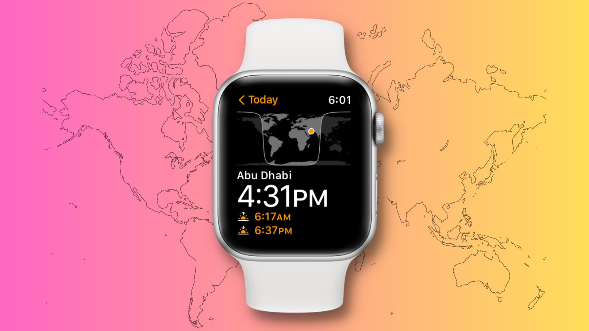 World Clock on Apple Watch