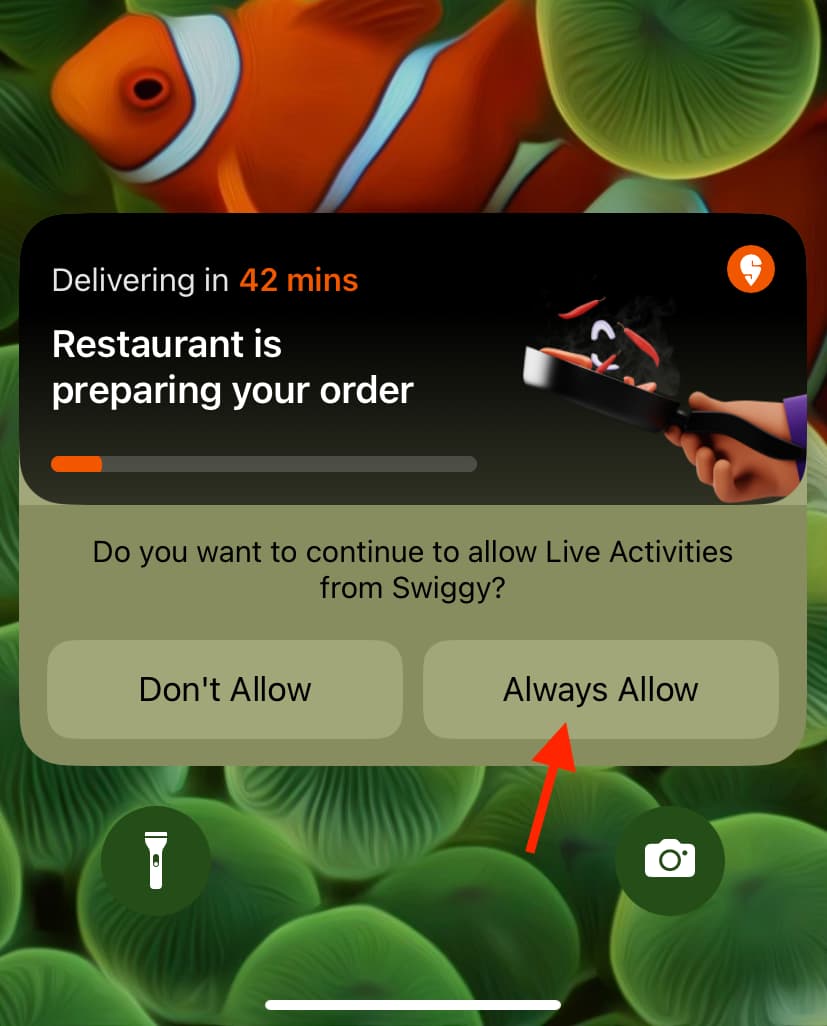 Always Allow Live Activities from an iPhone app