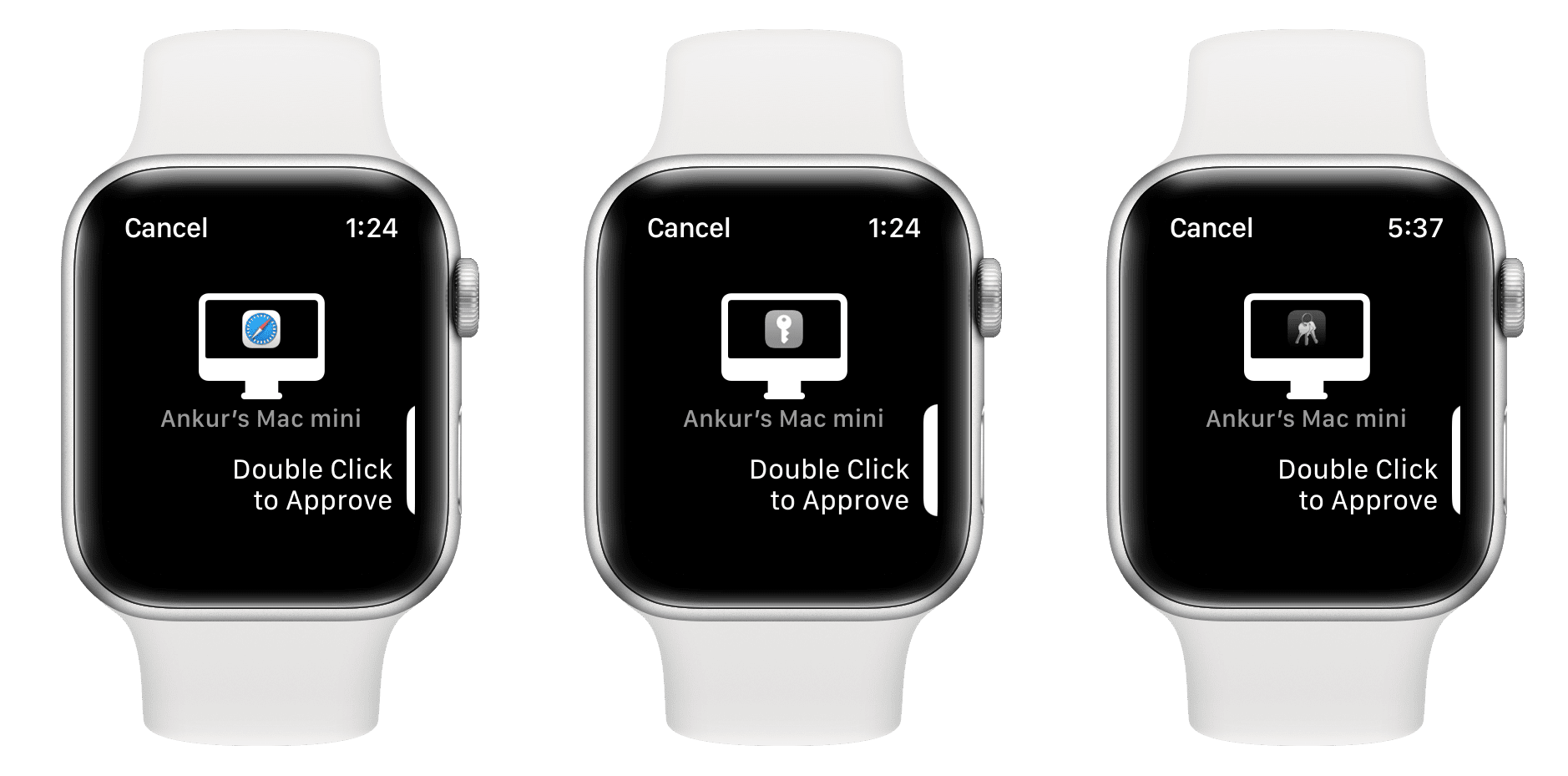 Apple Watch approving requests on Mac
