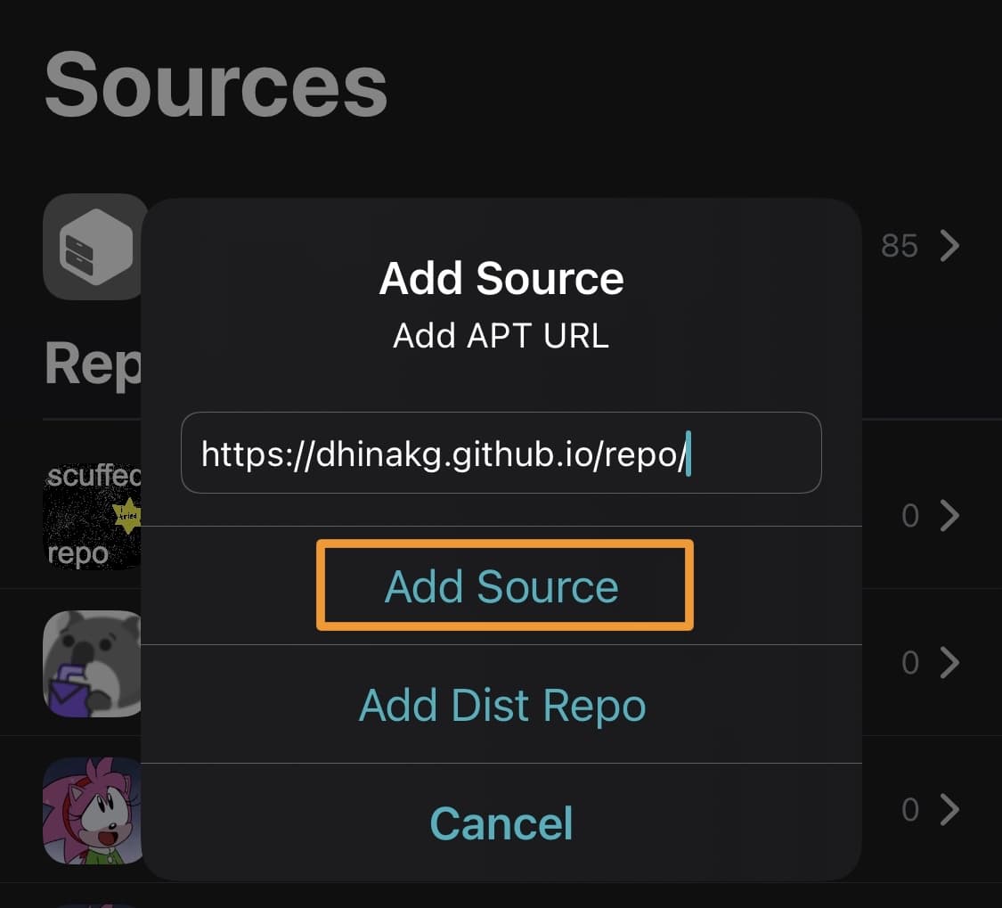 Add Source.