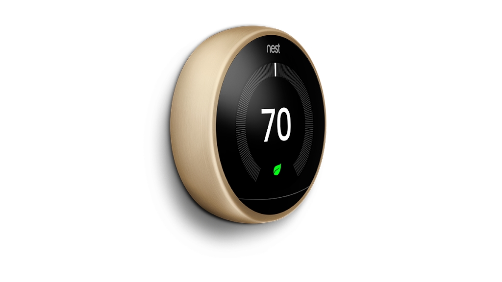 The third-generation Nest thermostat from 2020