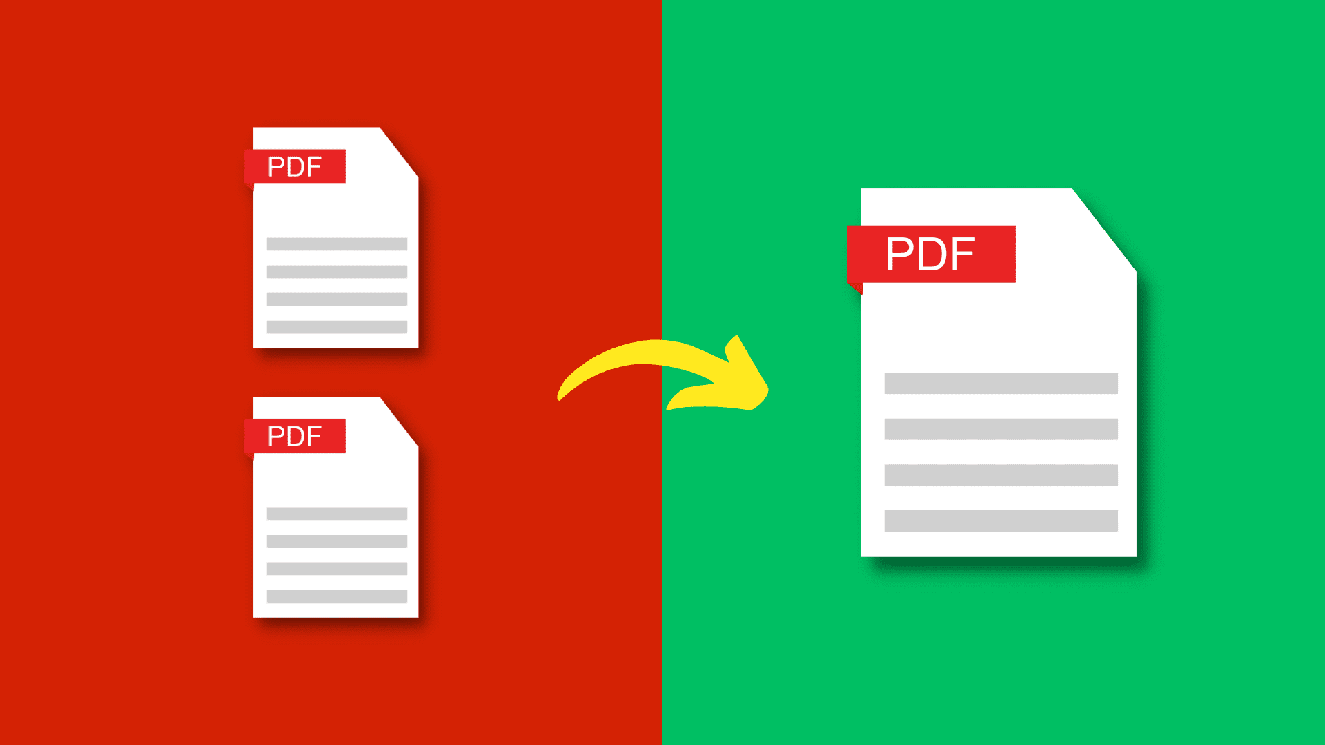 Merge two PDFs into one