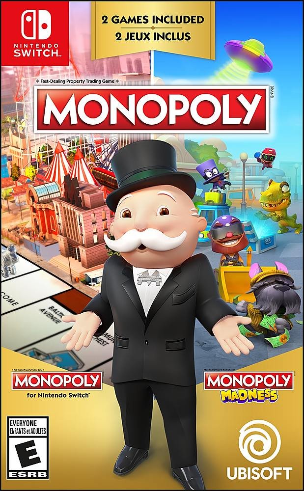 Monopoloy and Monopoly Madness Bundle Nintendo Switch.