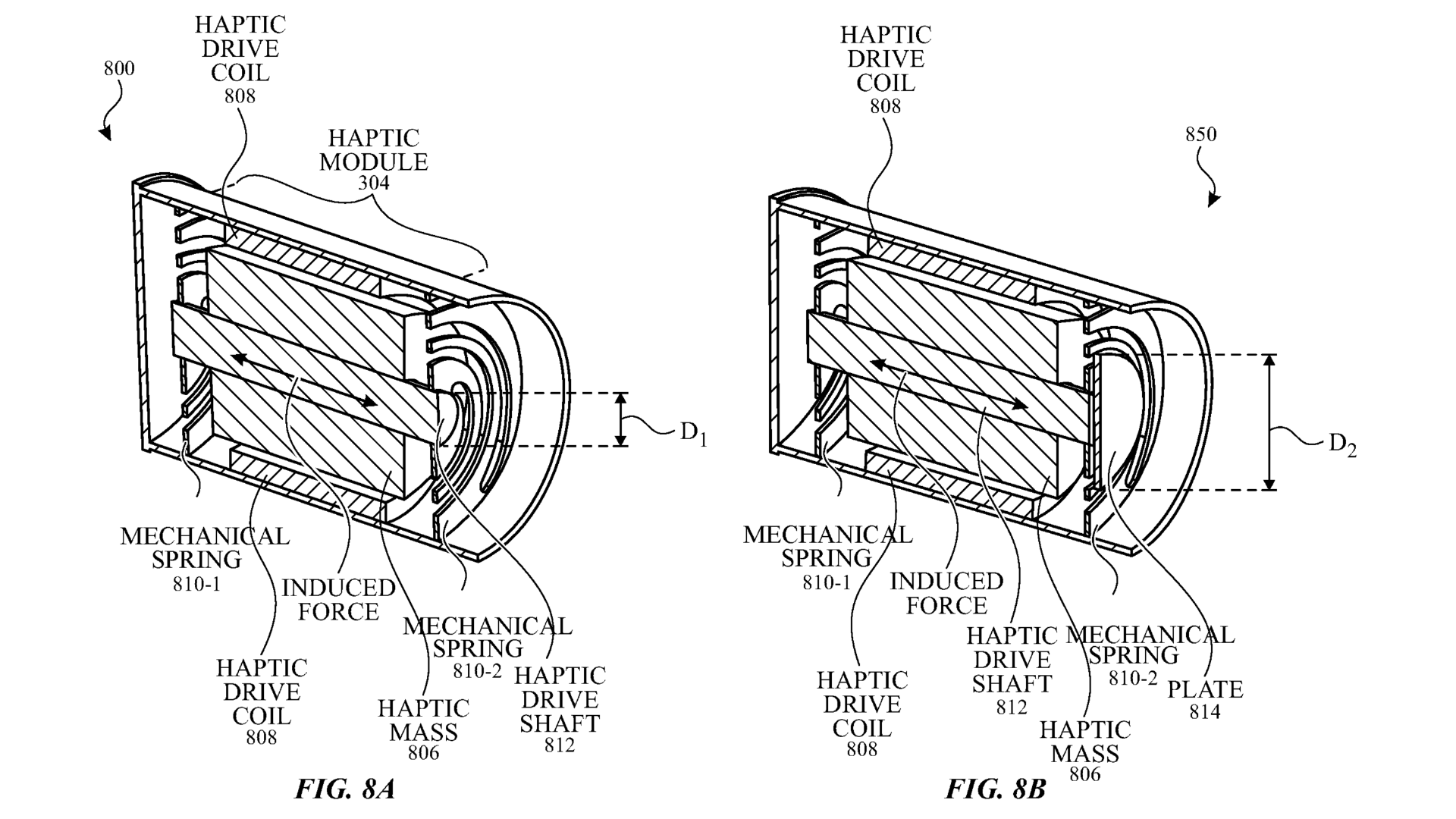 Patent drawing showing how an acoustic resonator in a future Apple Pencil would emit sound