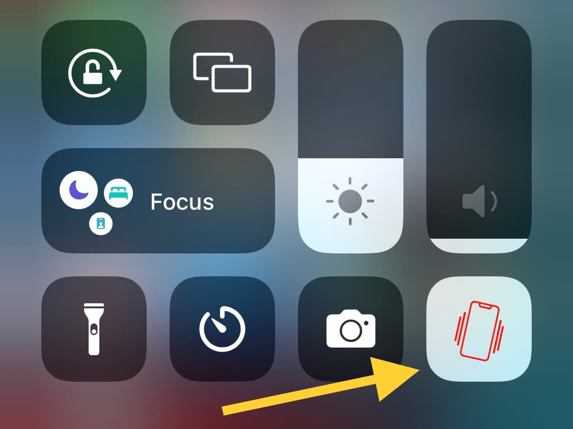 Turn your iPhone’s vibration on or off from Control Center with CCVibration