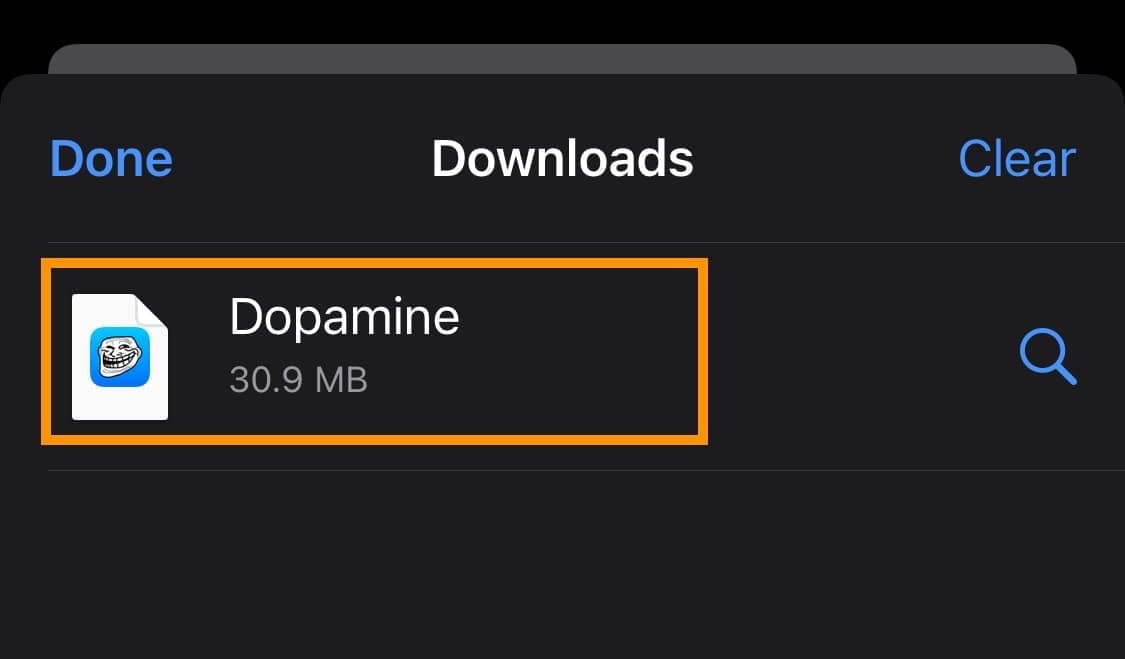 Dopamine downloaded.