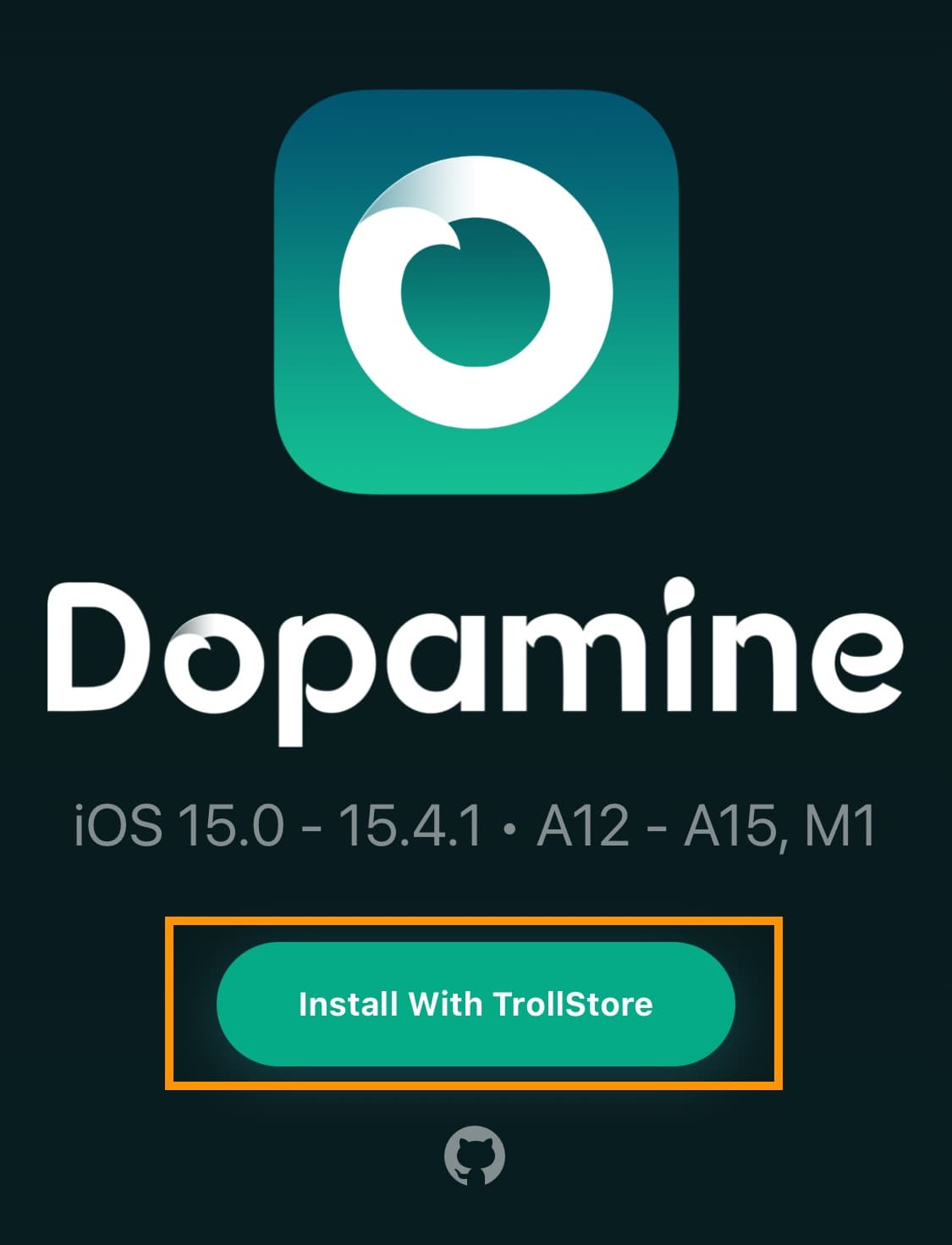 Sito Web di dopamina Installa con TrollStore.