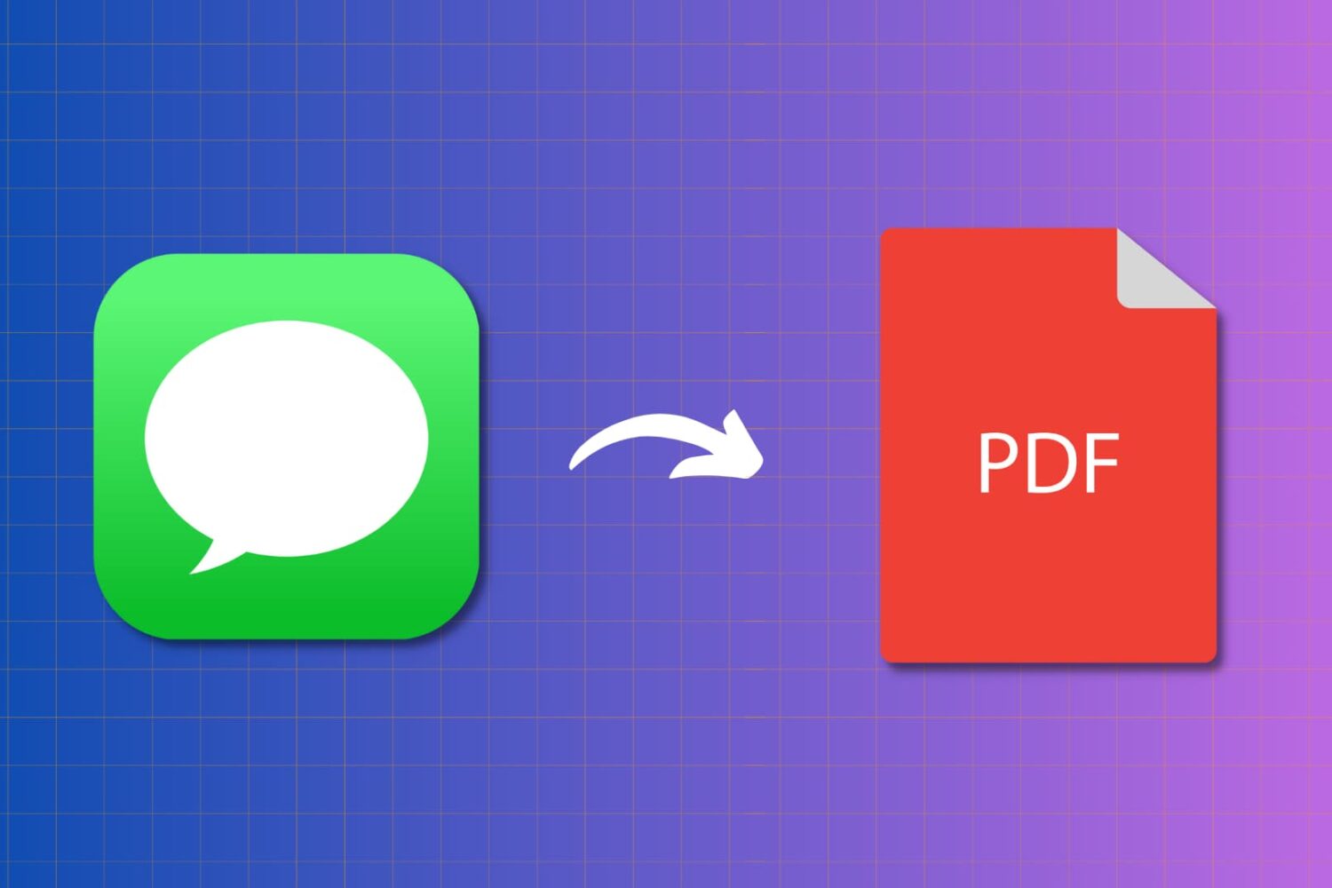 Export iPhone messages as PDF