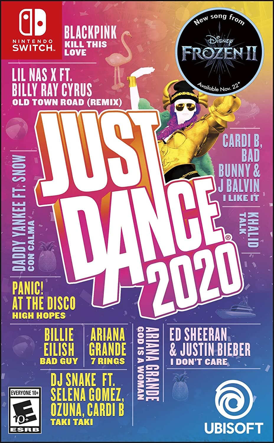 Just Dance 2020 for Nintendo Switch artwork.