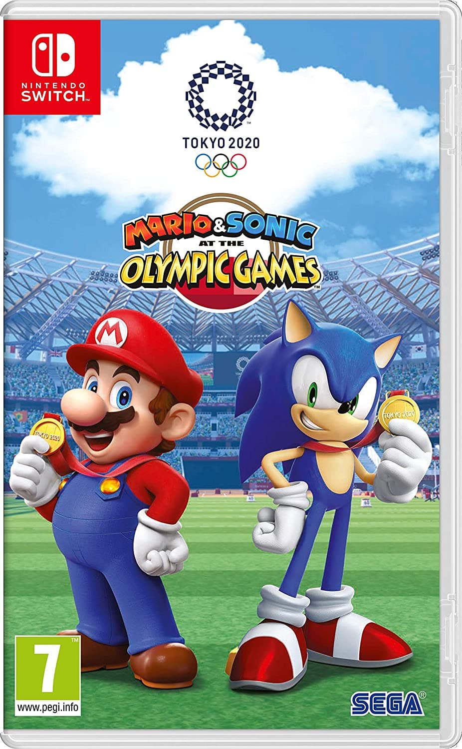 Mario & Sonic at the Olympic Games: Tokyo 2020 for Nintendo Switch artwork.