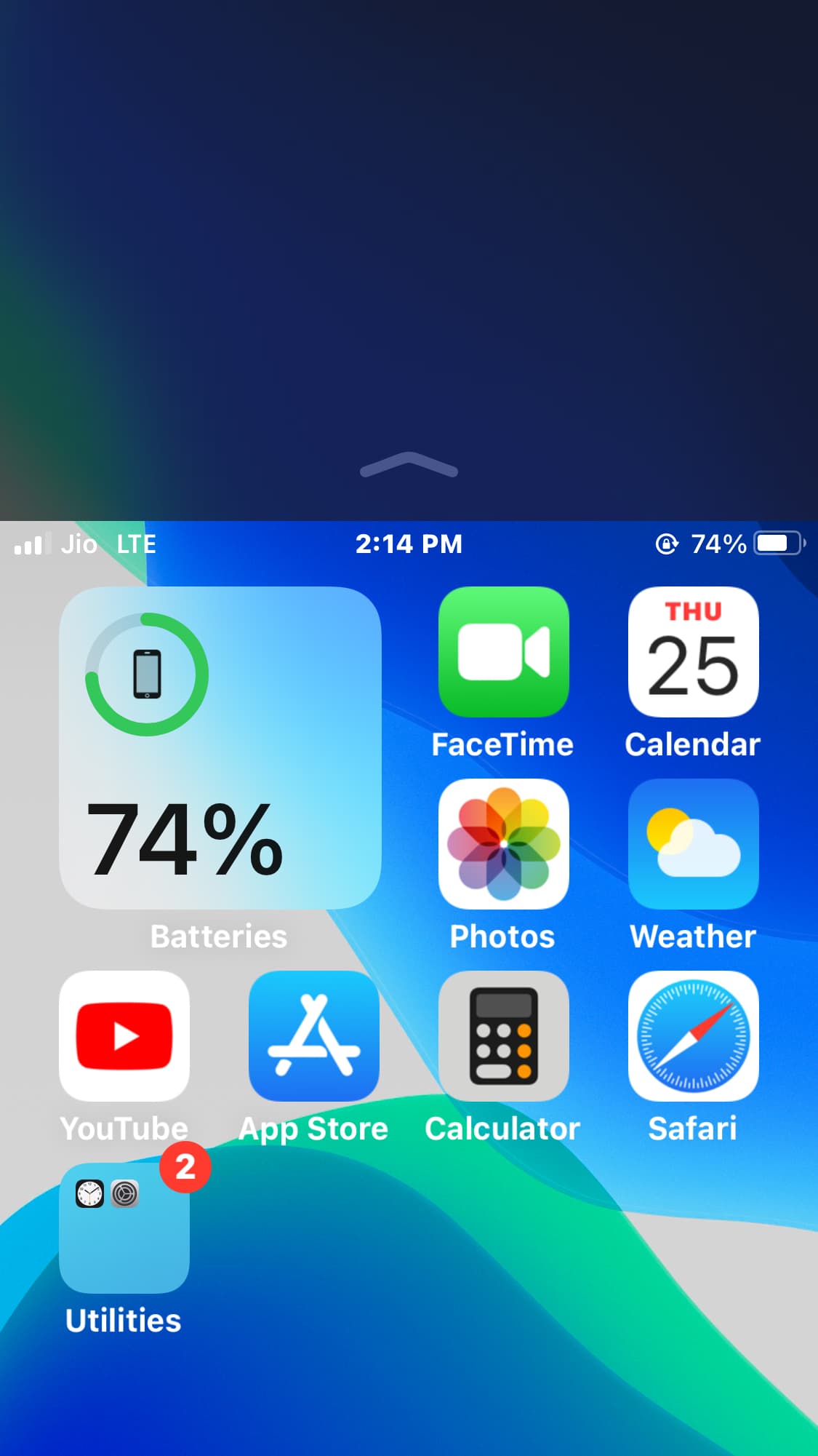 Reachability on iPhone with Home button
