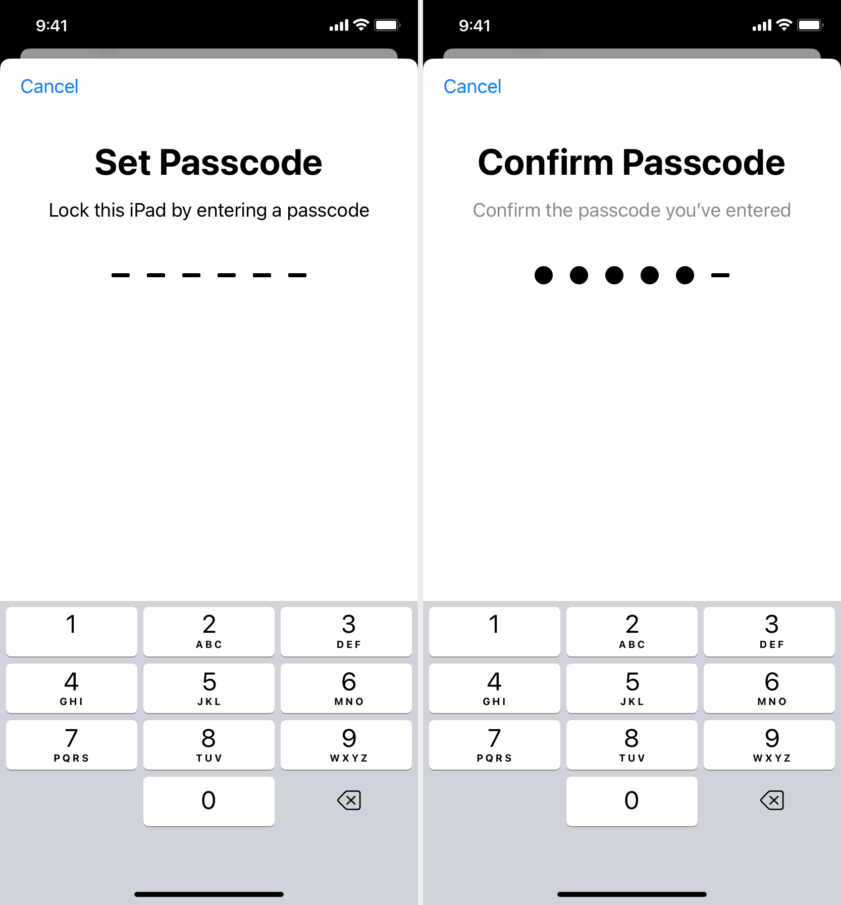 Set a passcode for lost or stolen iPhone or iPad