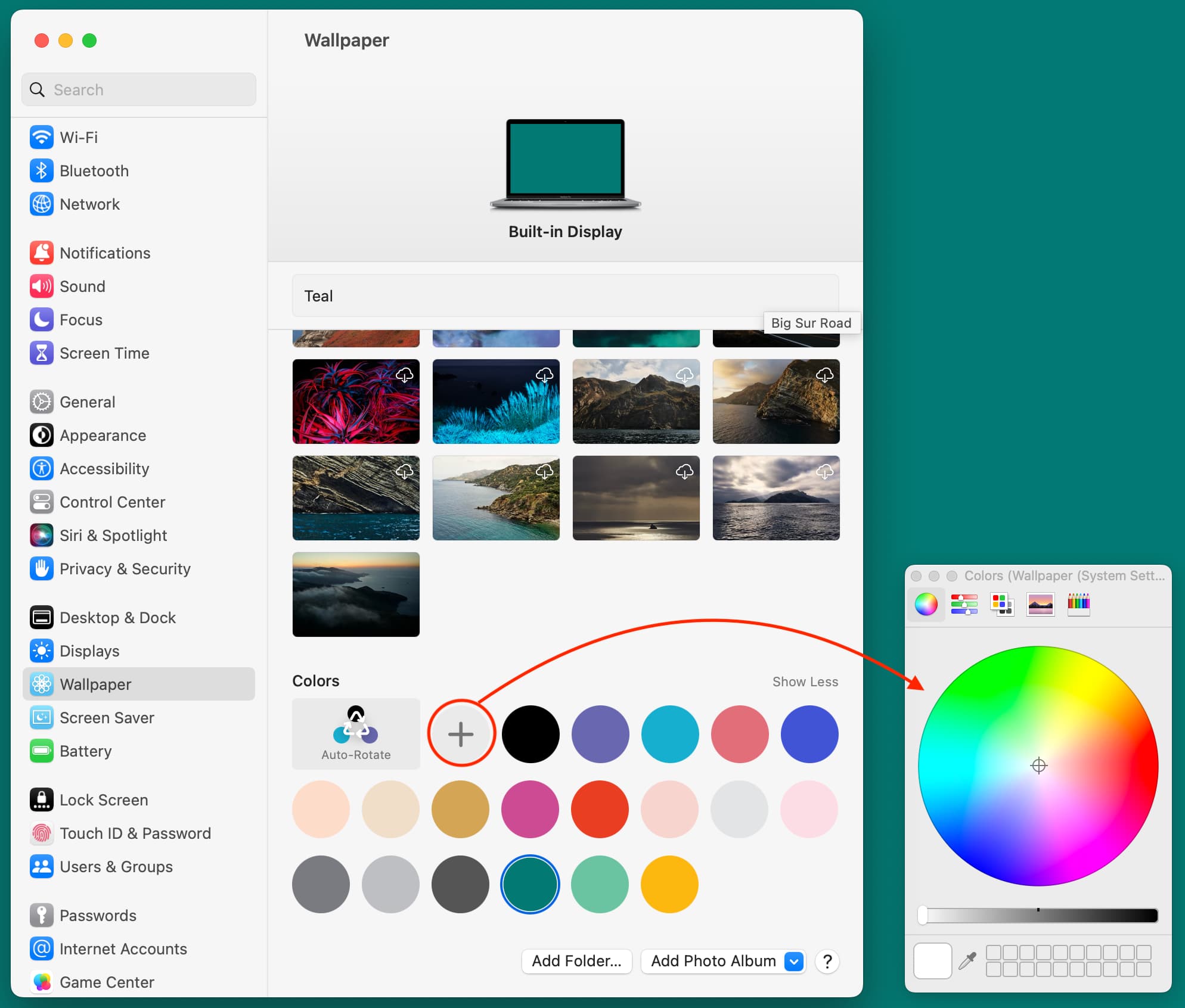 Solid colors as Mac desktop background