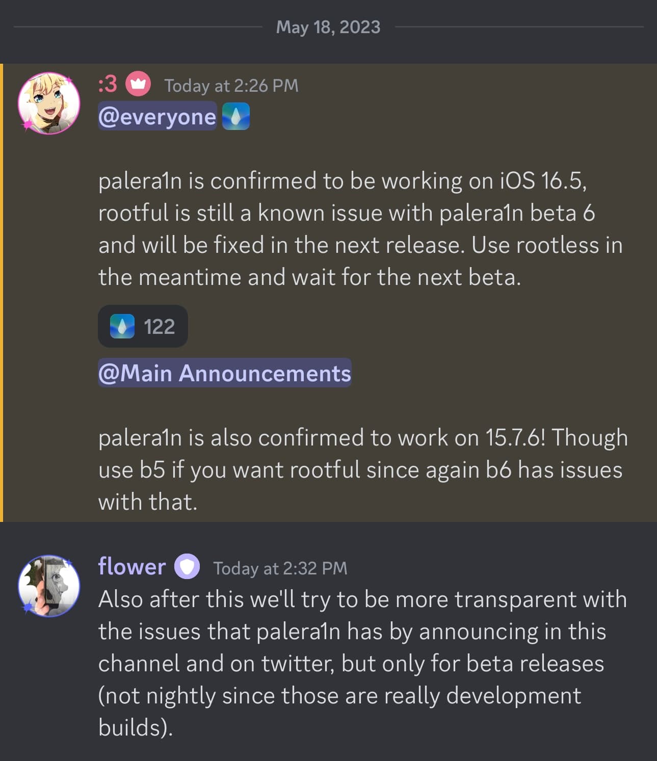 Palera1n-c team members confirm that the jailbreak works on iOS 16.5.