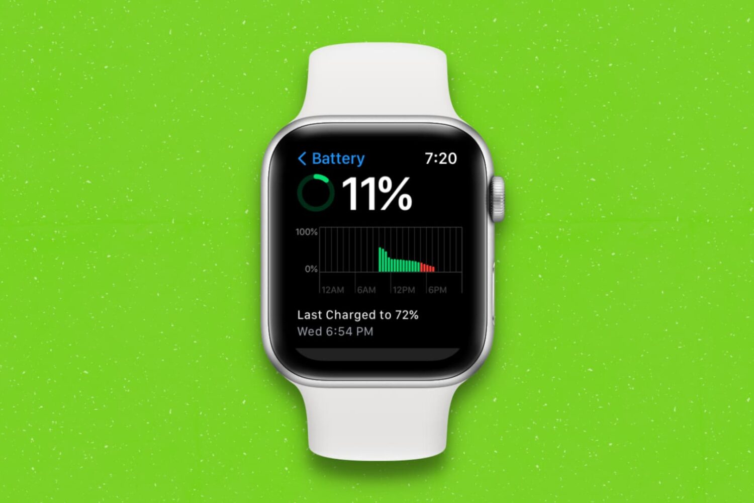 Battery settings on Apple Watch