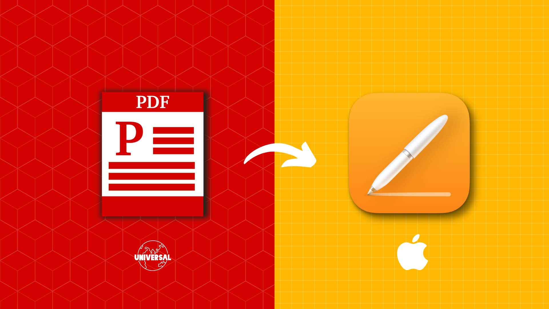 Convert a PDF document to Pages format