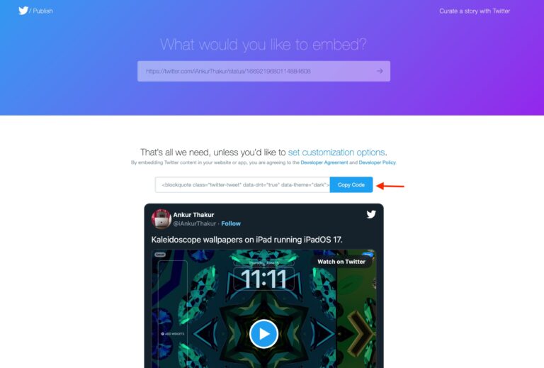 How to embed Tweets and Twitter videos on your website
