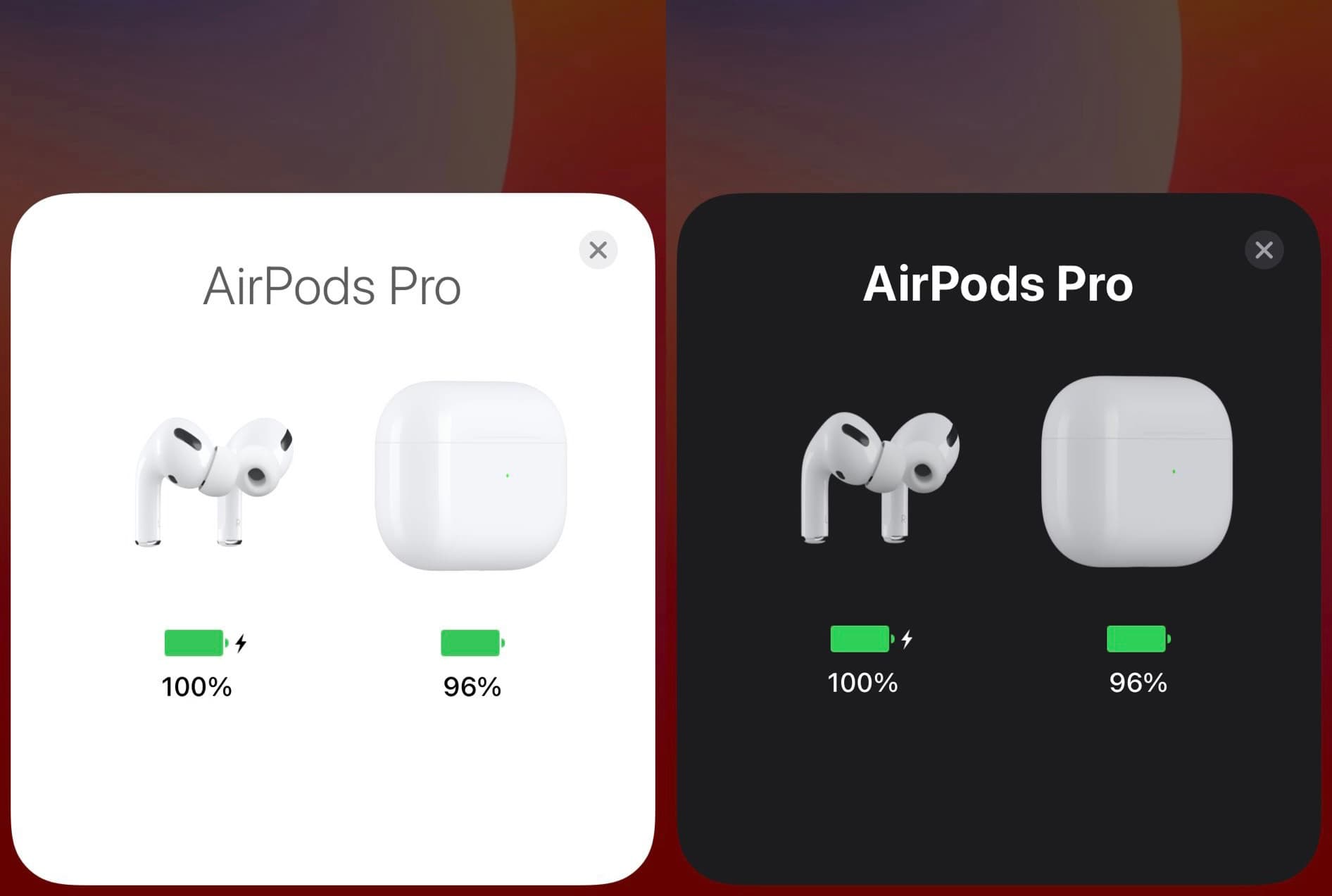 DarkPods forces any iPhone’s AirPods pairing interface to obey the dark mode setting