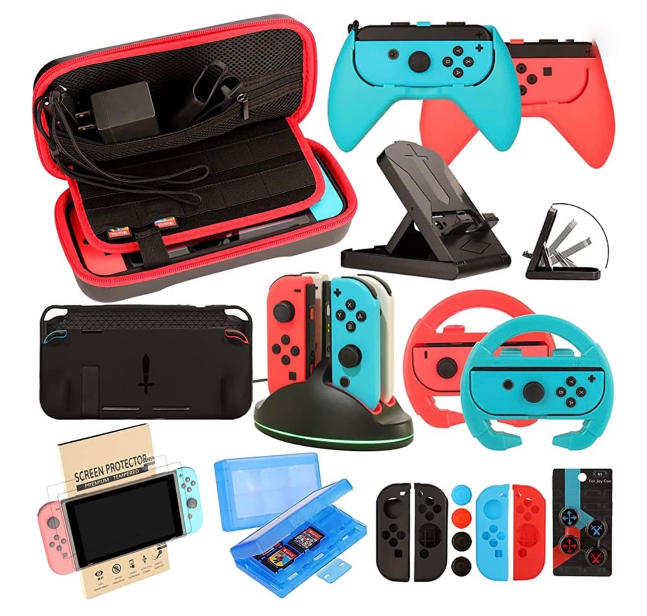 EOVOLA Nintendo Switch accessories kit.