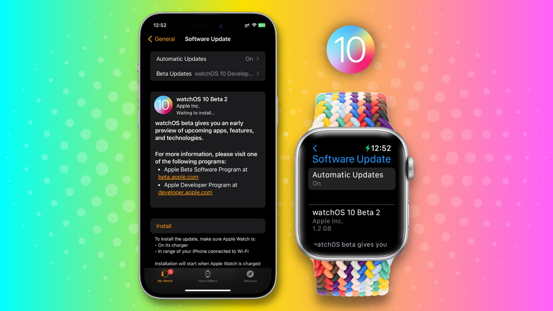 How to update your Apple Watch to watchOS 10 Developer Beta for free