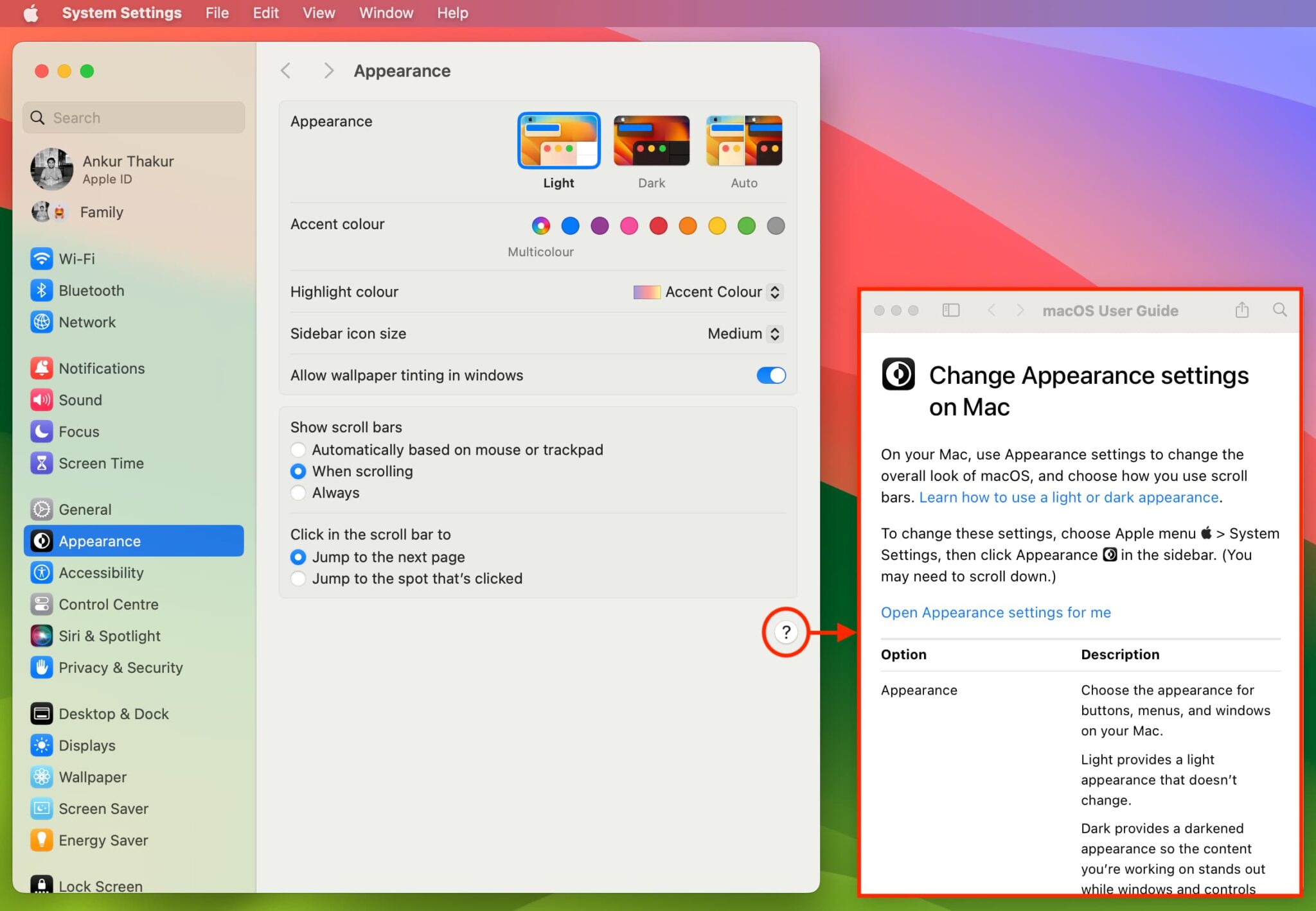 How to use the built-in Mac Help system