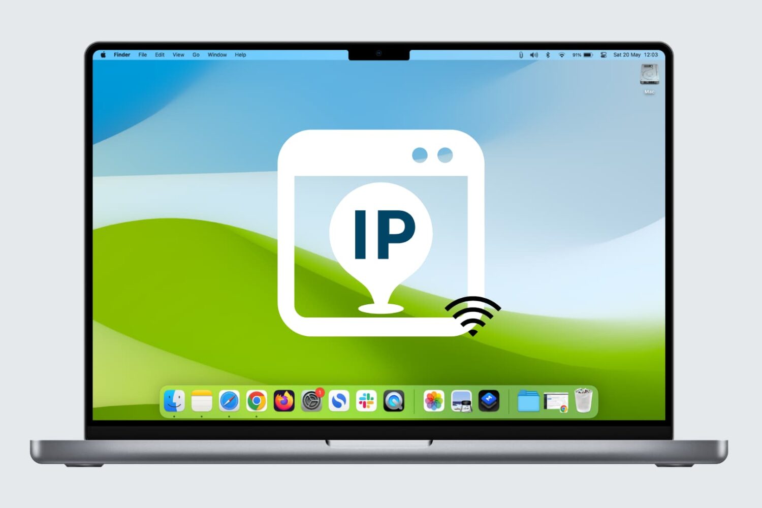 Mac's Wi-Fi IP address