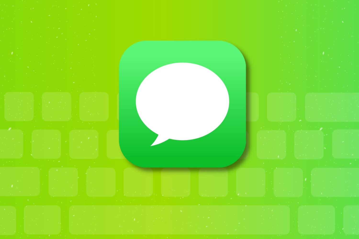 Apple Messages app keyboard shortcut