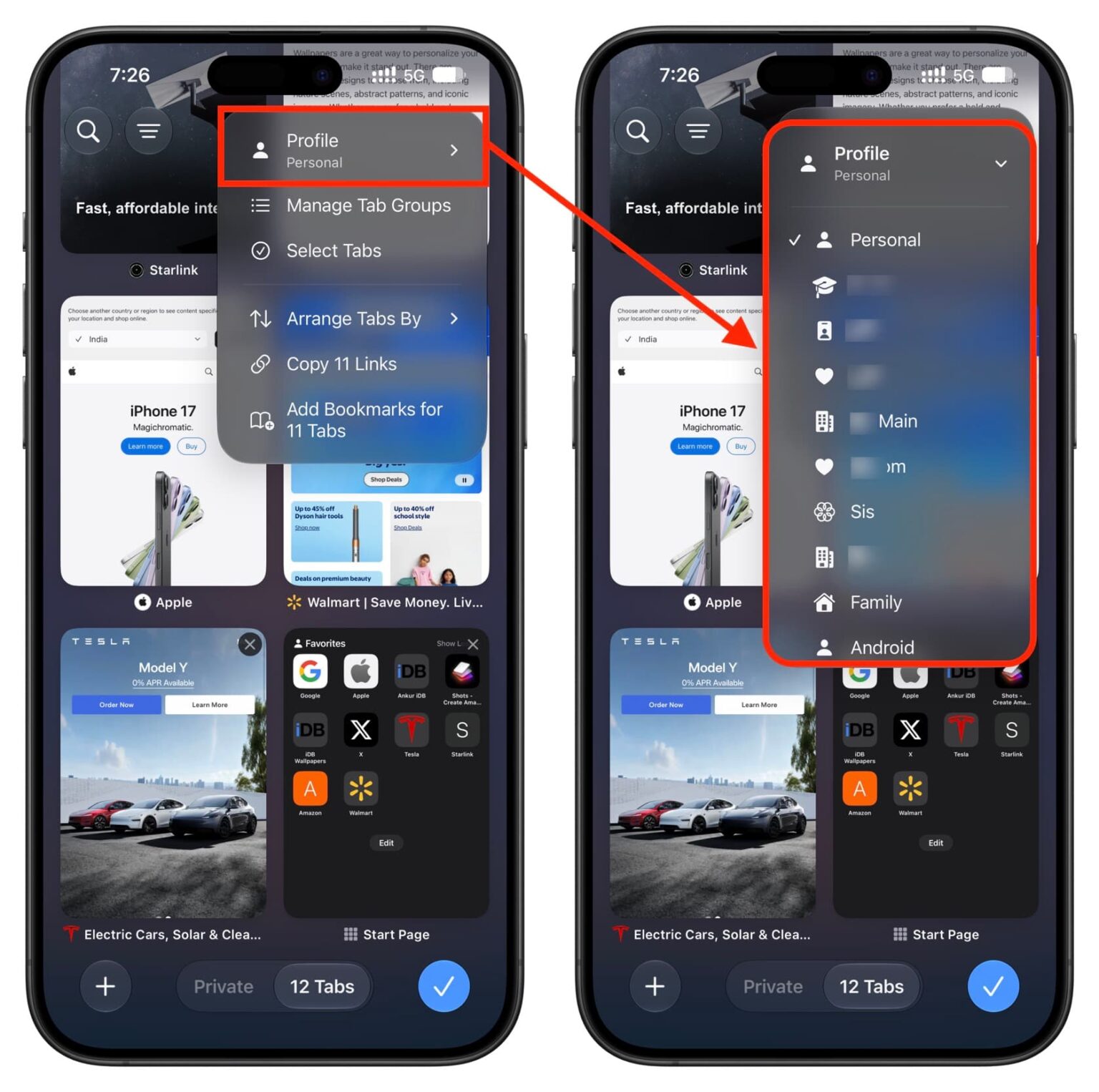 How to create profiles in Safari on iPhone, iPad, Mac