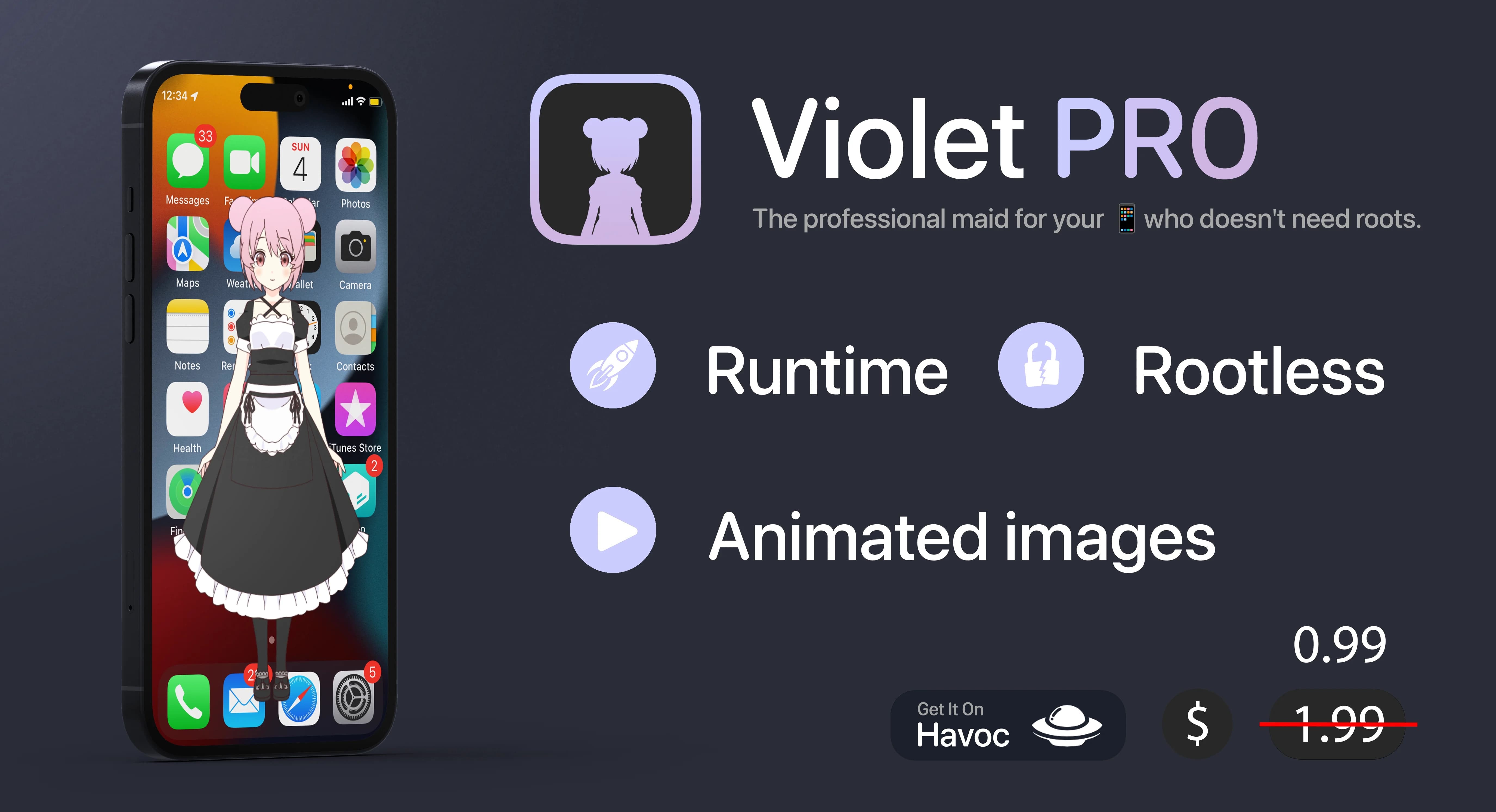 Violet Pro can give Siri on your jailbroken iPhone a lot more character