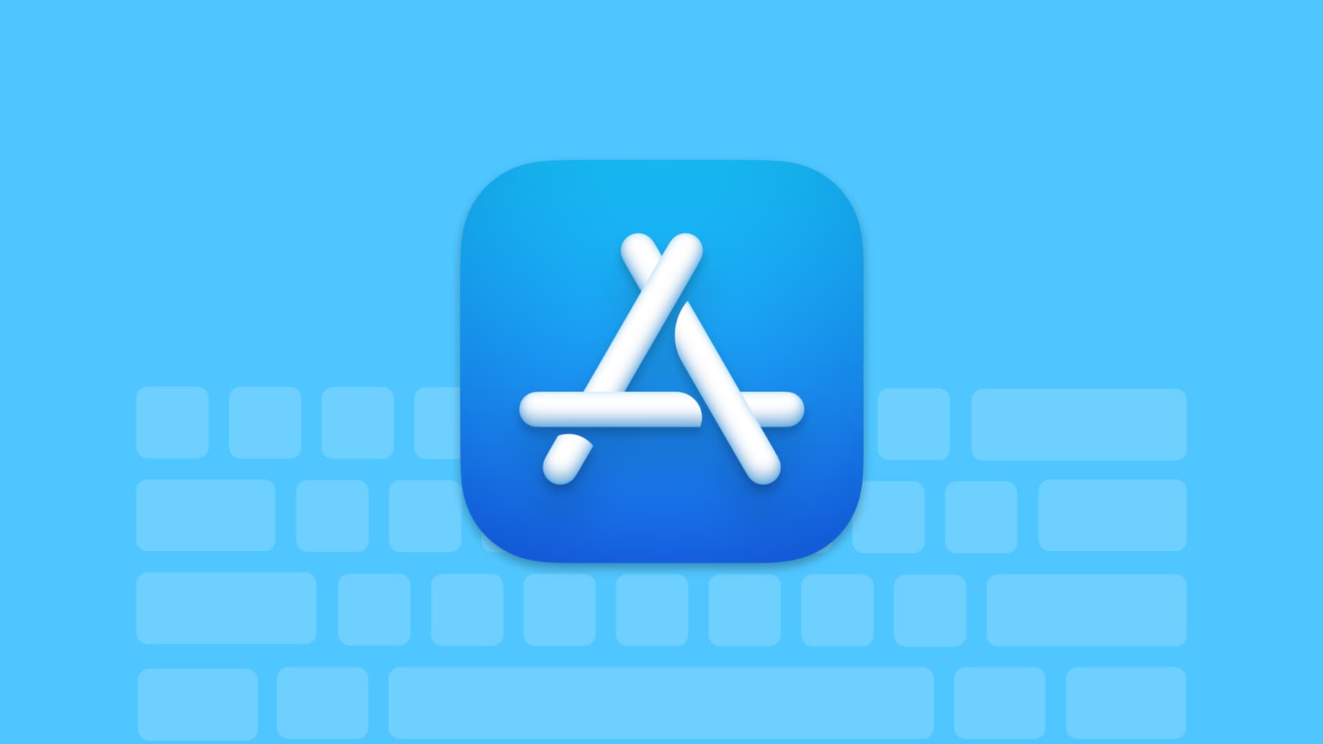 Apple App Store keyboard shortcuts