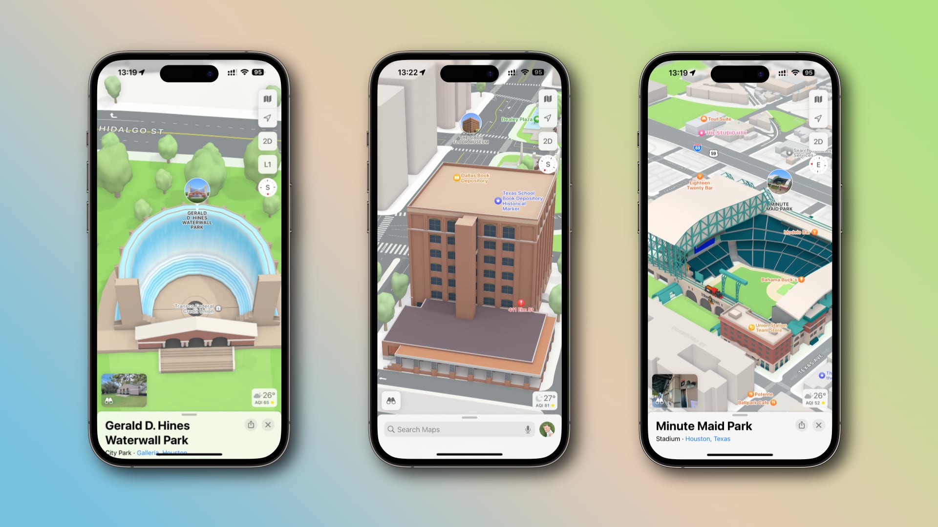 Apple Maps Look Around hits Dallas-Fort Worth; detailed 3D landmarks now available for Dallas and Houston areas