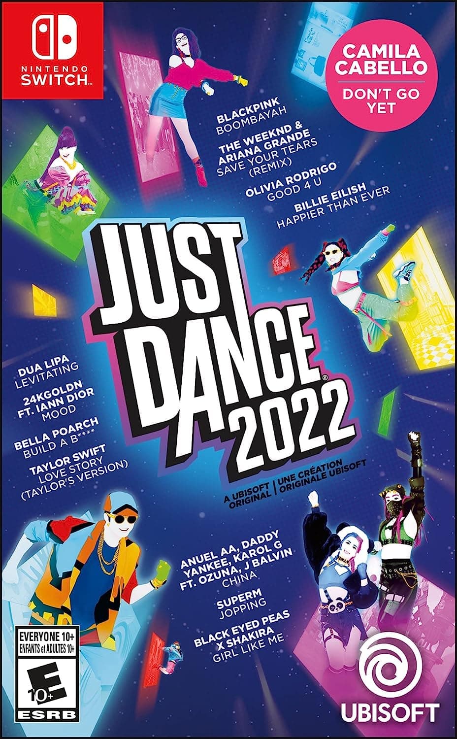 لعبة Just Dance 2022 لجهاز نينتندو سويتش.