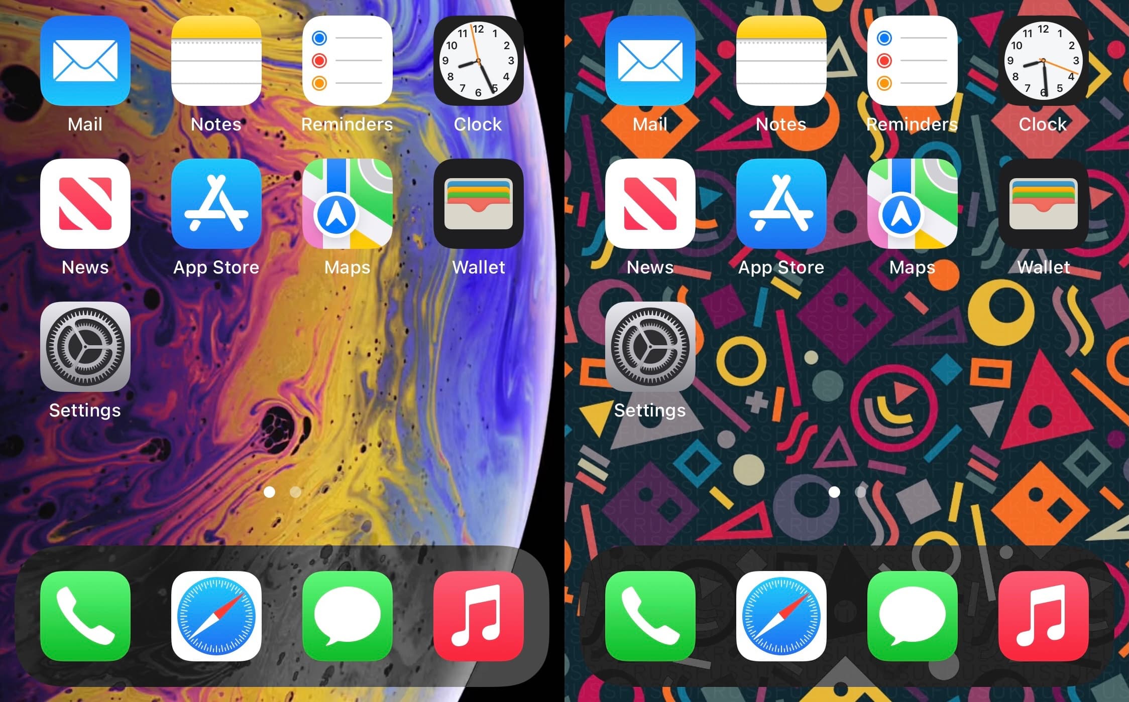 Give your Home Screen’s Dock an awesome aesthetic with Negative Dock