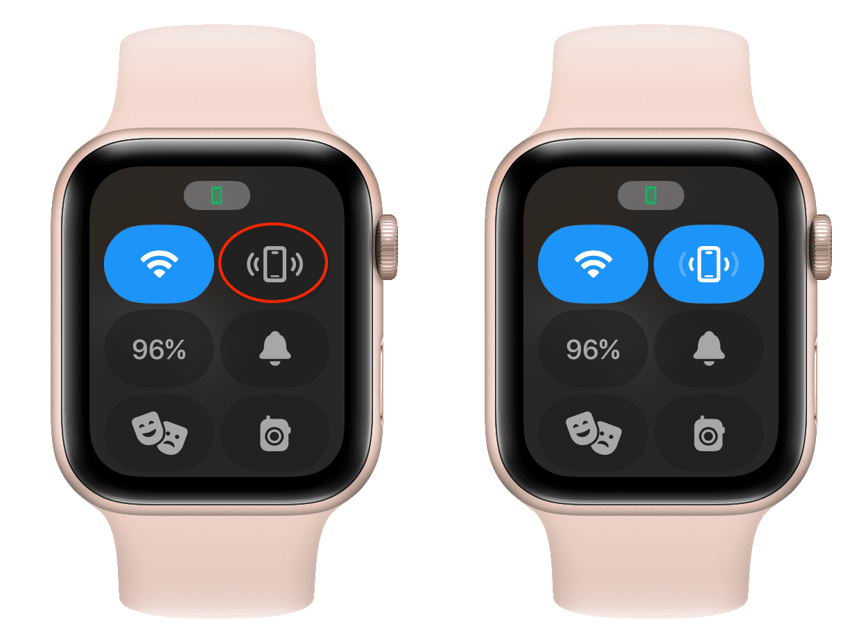 Ping iPhone using Apple Watch