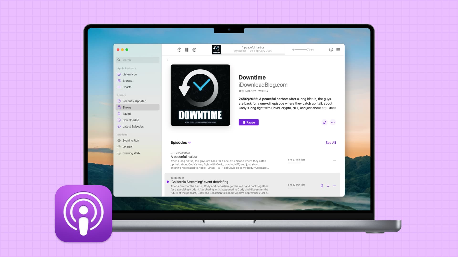 how to download podcasts on mac