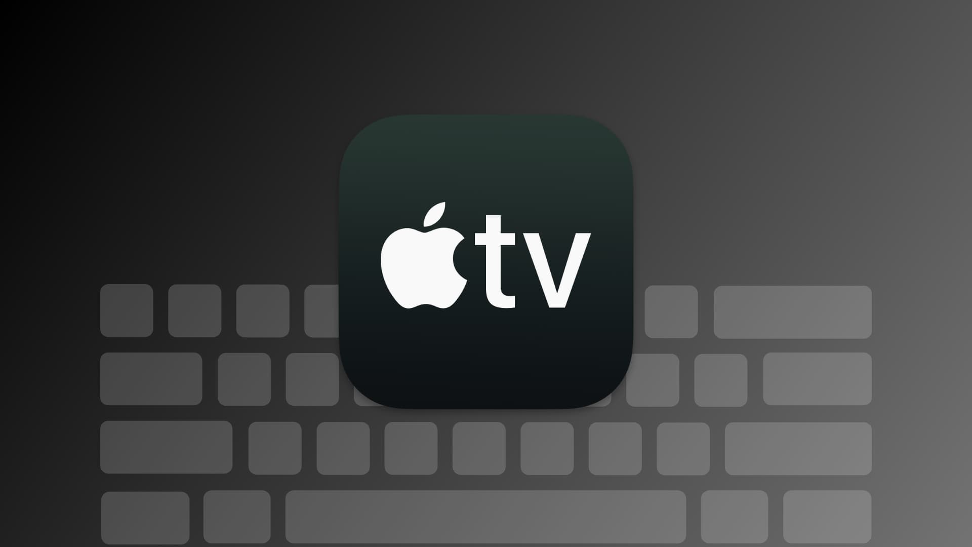 TV app keyboard shortcuts for Mac