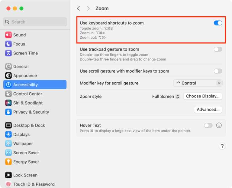 5 ways to increase all or specific text size on Mac