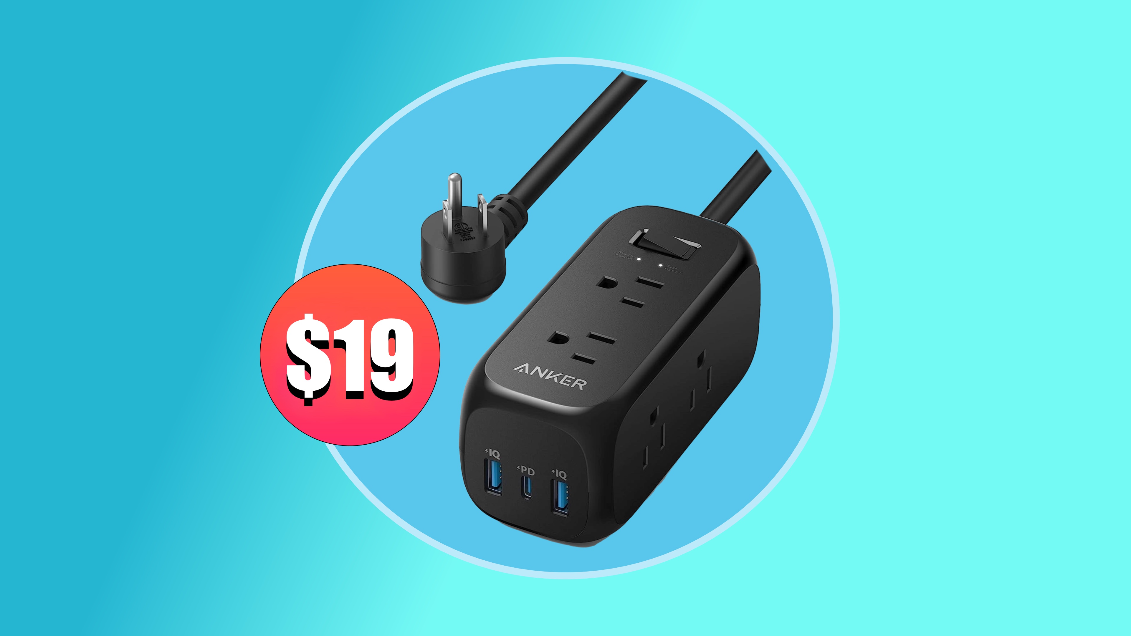 Get Anker’s handy 9-in-1 USB-C power strip for just $19