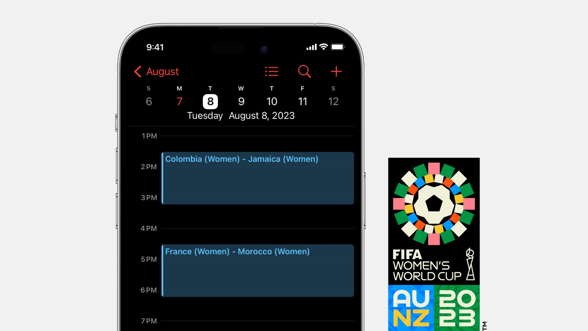 FIFA 2023 Women World Cup schedule added to iPhone Calendar