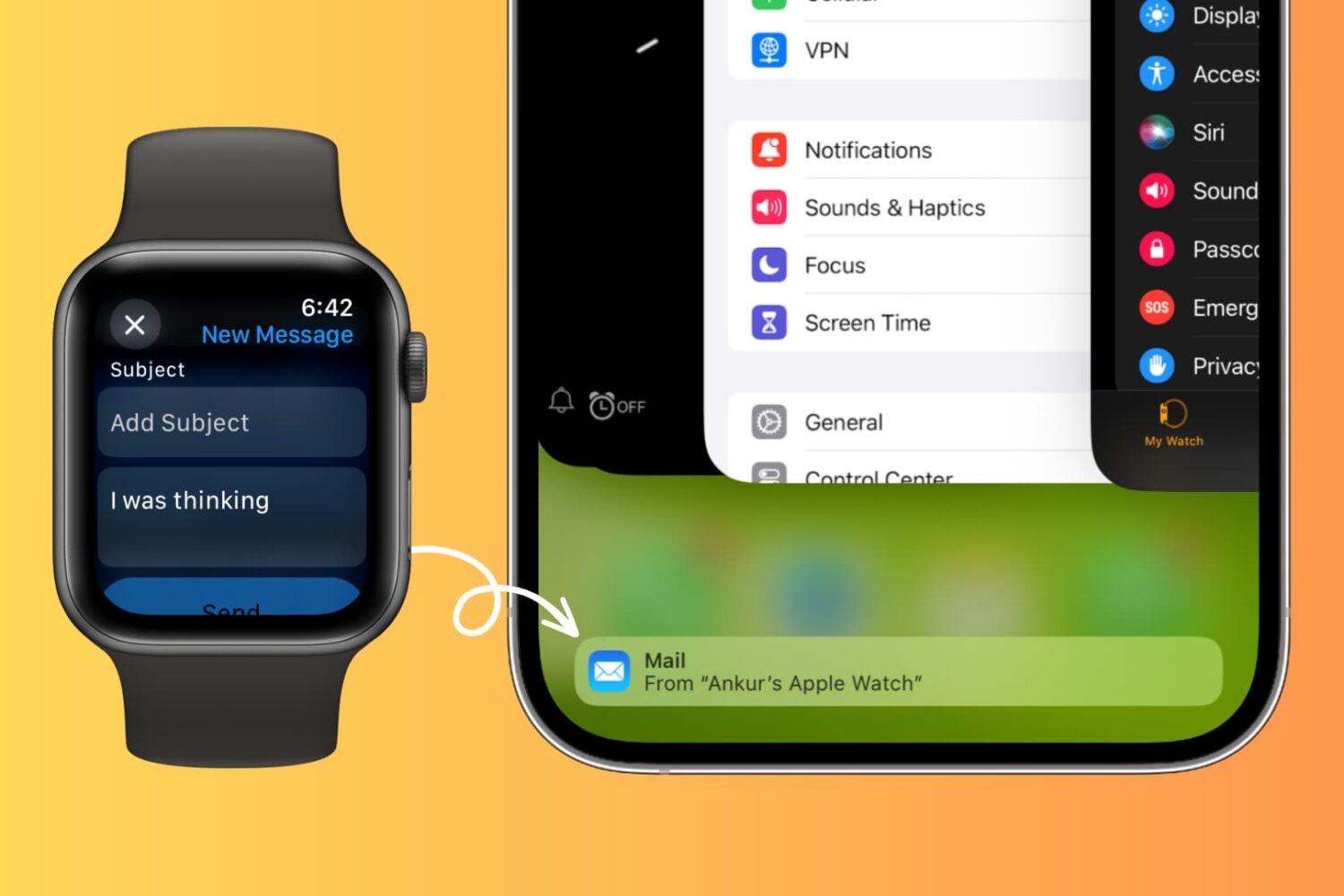 Handoff from Apple Watch to iPhone