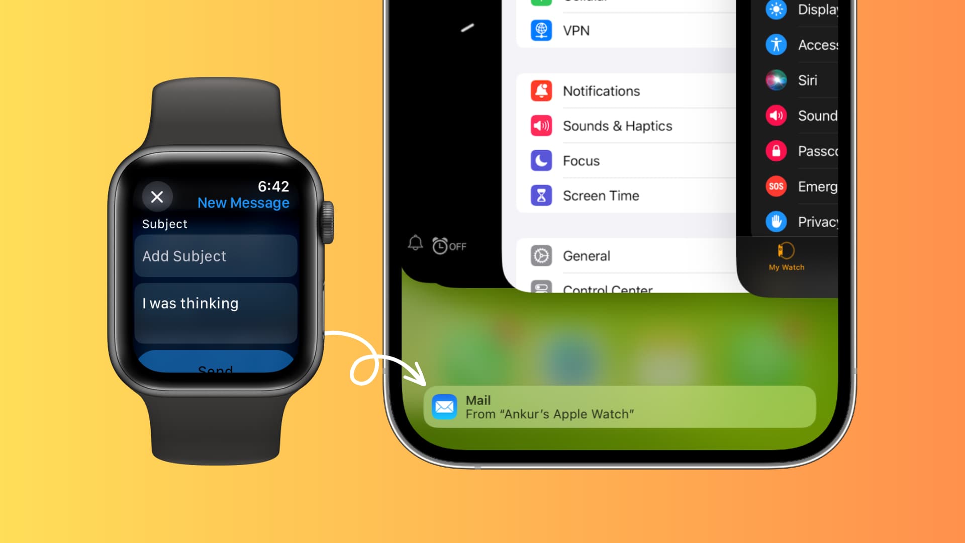 Handoff from Apple Watch to iPhone