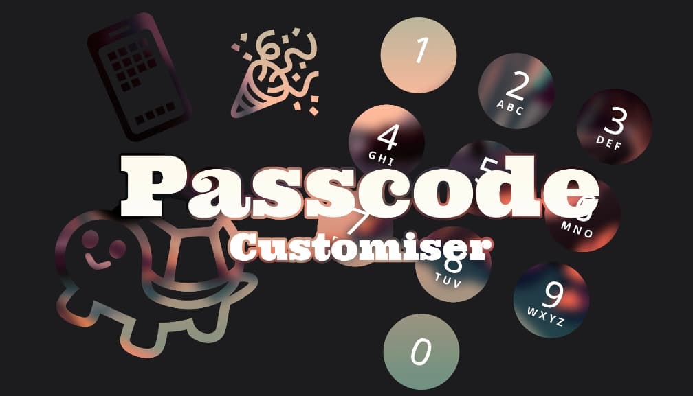 Passcode Customizer banner.