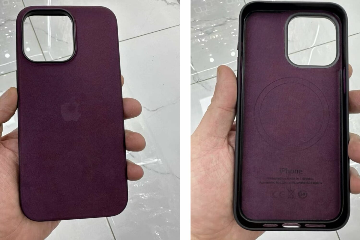 Eco-friendly iPhone case made from vegan materials instead of leather