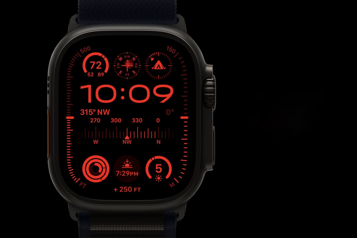 Apple Watch Ultra 2 new watch face.